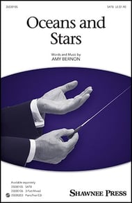 Oceans and Stars SATB choral sheet music cover Thumbnail